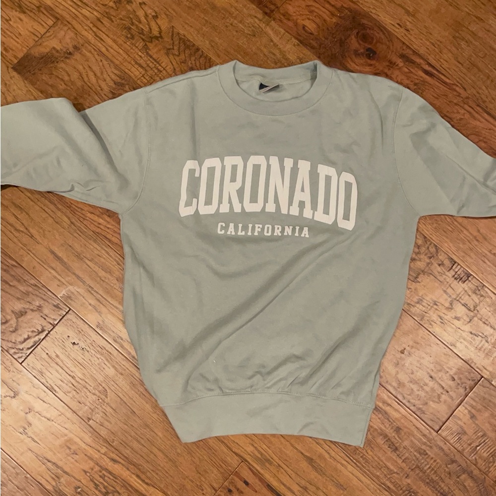 Coronado California Green Sweater